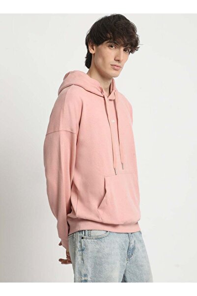The Bear House Men's Pink Cotton Hoodie/Sweatshirt – Soft, Cozy & Stylish Cas...