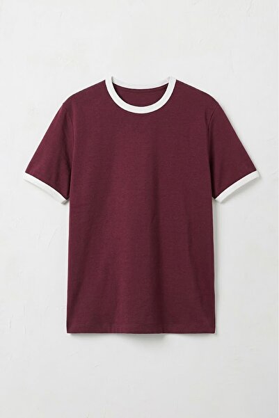 VAMOSCLO Short Sleeve Regular Fit T-Shirt Cherry