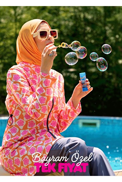 HOUSE OF MODEST TESETTÜR MAYO RETRO TURUNCU