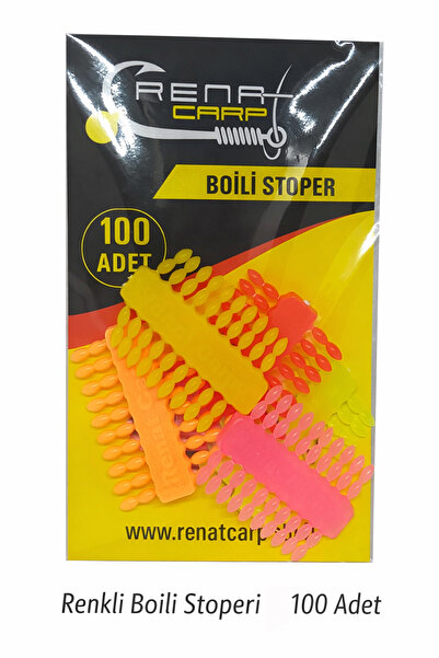 RENAT CARP Boili Stoperi Renkli 100 Adet