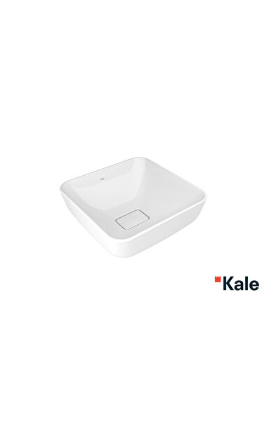 KALE Zero 2.0 40x40 Cm Beyaz Kare Çanak Lavabo
