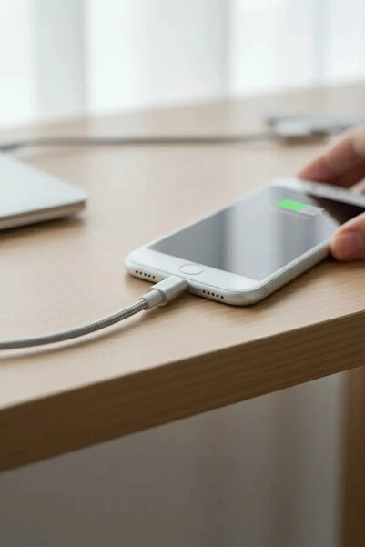 Miniso Apple Lightning Usb Şarj Kablosu 2.4a Gri
