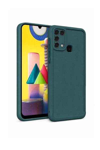 Vissona Samsung Galaxy M31 / M21s / F41 Uyumlu Kamera Korumalı Mat Silikon Te...