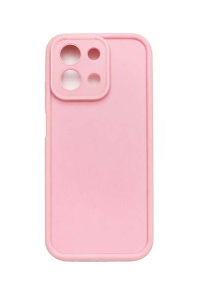 Vissona mi Redmi 15C Uyumlu Kamera Çıkıntılı Mat Silikon Telefon Kılıfı
