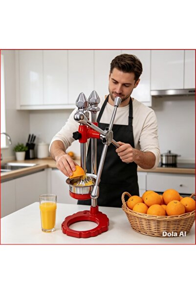 alharbi22est Drexon Manual Orange Juicer Made in Pakistan - Red