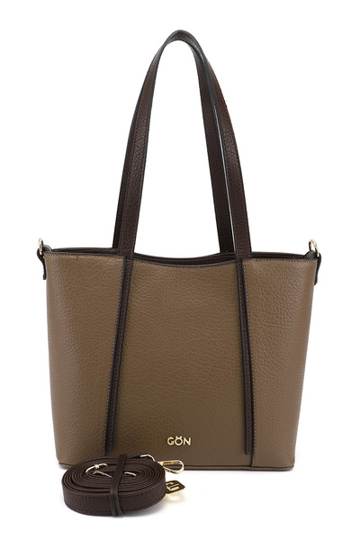 GÖNDERİ(R) Women's Mink Long Strap Hand and Shoulder Bag