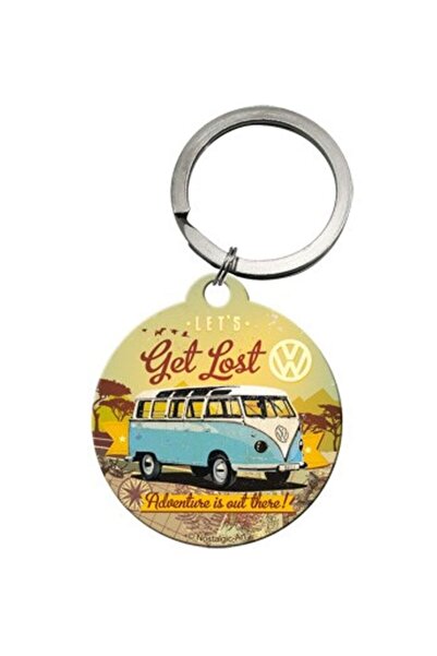 Nostalgic Art Keychain - VW Bulli: Let's Get Lost