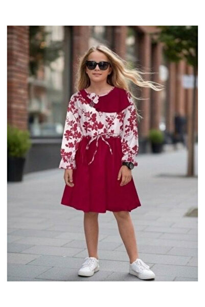 GENERAL Girls' floral print dress, sizes 6-10 years, available in several colors