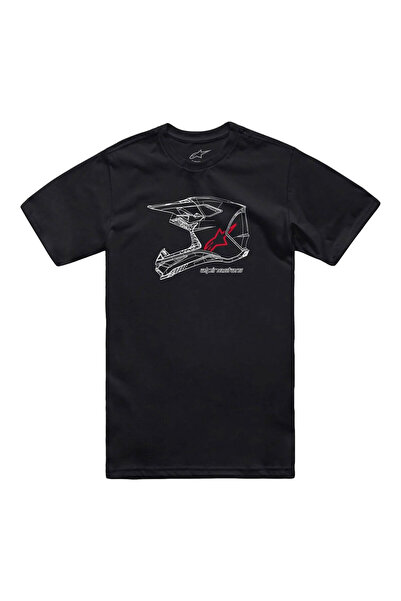 Alpinestars MX Helmet CSF Tişört Siyah
