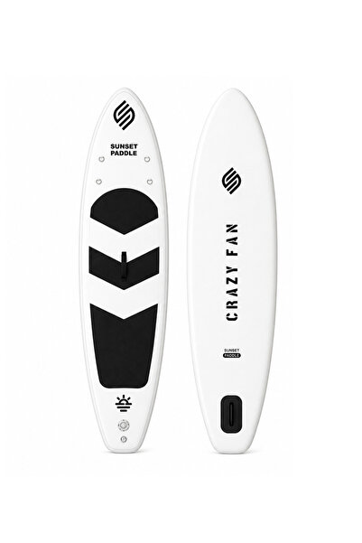 Greenmall Crazy Fan Siyah Beyaz Şişme SUP Board / Paddle Board 320 cm
