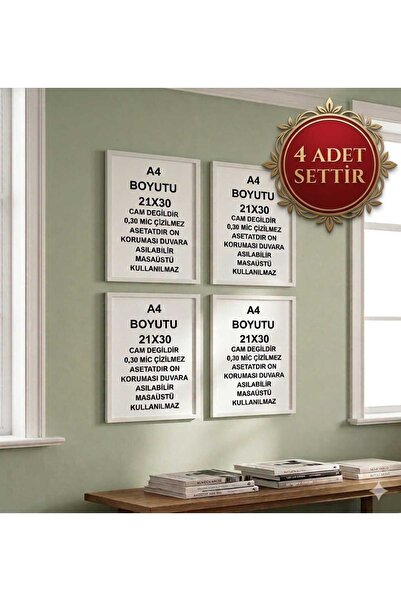 Hometaş Ev Ürünleri إطار صور A4 مقاس 21 × 30 إطار شهادة دبلوم يمكن تعليقه على...
