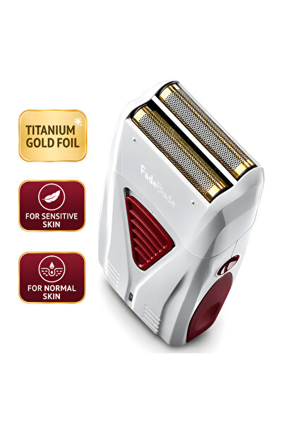 FadeBlade Aparat Ras Electric Andia, Profesional, Folie Titan Gold Hipoalerge...