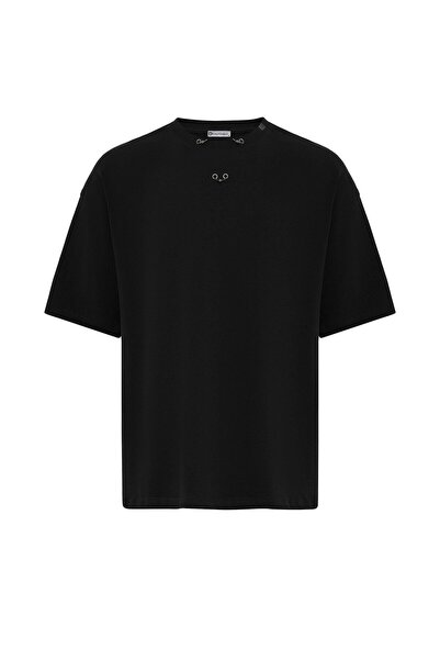 S13 Store Oversize metal ring detailed t-shirt