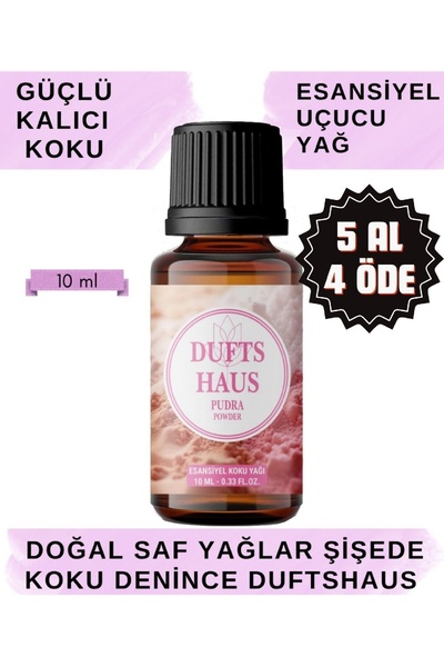 duftshaus Pudra Esansiyel Koku Yağı Buhurdanlık Yağı Difüzör Esansı Hobi Esan...