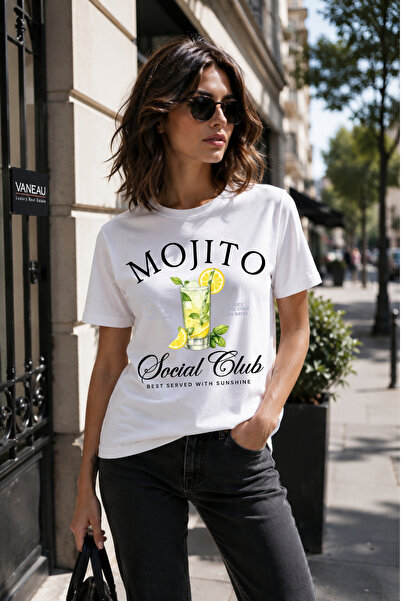 Büşra Çetin Unisex Mojito Social Club T-Shirt, Casual T-Shirt, Group T-Shirt,...