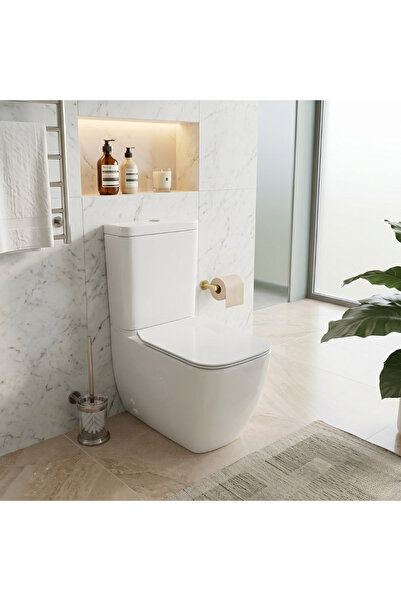VitrA S25 Smooth Flush Kanalsız Beyaz Duvara Tam Dayalı Klozet Rezervuar Seti...