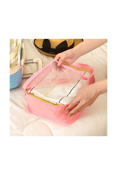 Ecrou Pink Travel Organizer