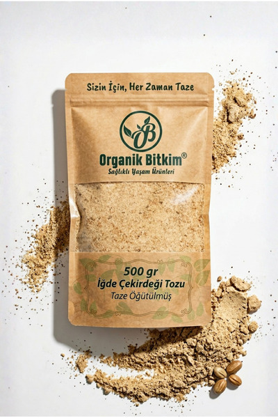 OB Organik Bitkim İğde Çekirdeği Tozu (ÖĞÜTÜLMÜŞ) 500 gr