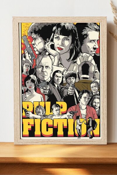 Luna Marissa Αφίσα Pulp Fiction - Αφίσα τηλεοπτικής ταινίας από χοντρό χαρτί ...