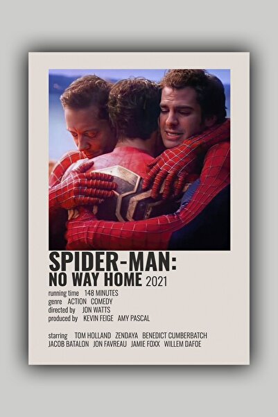 Luna Marissa Spiderman No Way Home Film Poster - Çerçevesiz Duvar Posteri