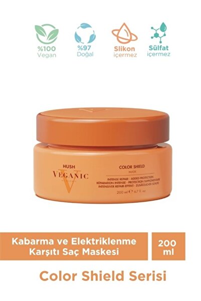 HUSH Veganic Color Shield Color Protective Mask for Dyed Hair 200 ml