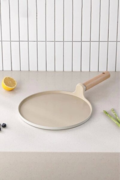 NEOFLAM Fika Aluminum Cast Crepe Pan 26 cm Beige