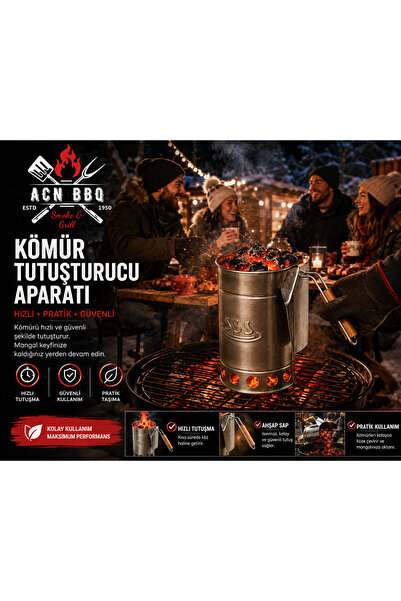 ACN BBQ ACN KÖMÜR TUTUŞTURMA APARATI KÖMÜRMATİK