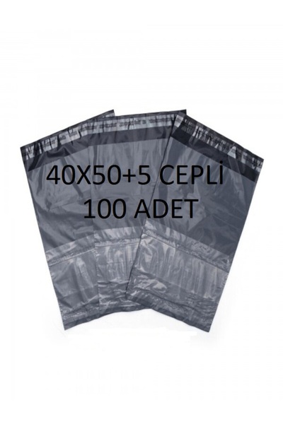 CAC PLASTİK 40x50+5 CEPLİ KARGO POŞETİ 100LÜ