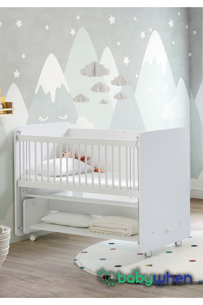 Babywhen Sallanır Tekerlekli Kademeli Anne Yanı Bebek Beşik - Bebek Yatağı - ...