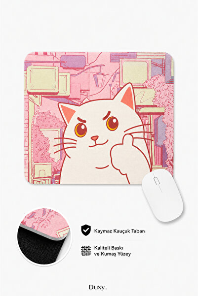 Duxy Mouse pad drăguț, 23x19 cm, bază anti-alunecare, confortabil și moale pe...