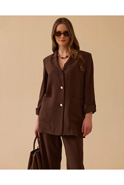 SEÇİL Cep Detaylı Blazer Ceket