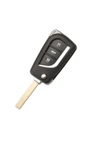 Choice 3b jingyuqin Remote Folding 2/3 Buttons Car Key Shell For Toyota Corol...