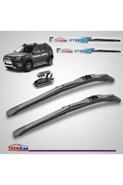 TEAMCAR ®   Lamele ștergătoare pentru Dacia Duster I (2010–2017) – Set Hibrid...