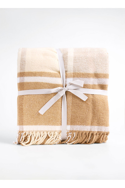 BOYNER EVDE Kahverengi Battaniye Rustic Touch ÇK Battaniye 200x200