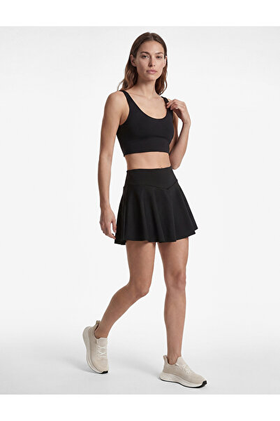 Koton High Waist Comfortable Fit Mini Sports Shorts Skirt