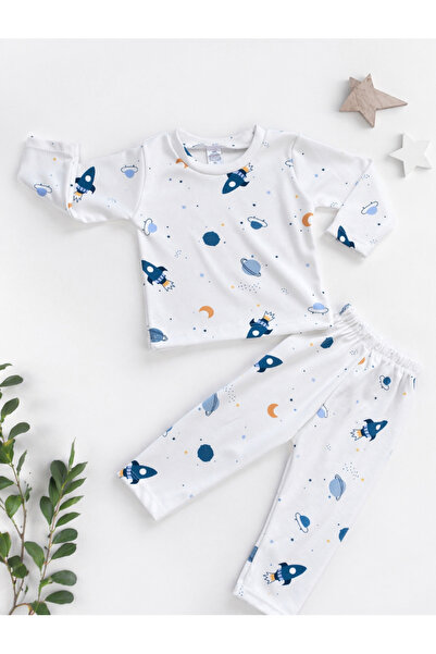 ONE bebek Planet İkili Erkek Bebek Takımı Pijama
