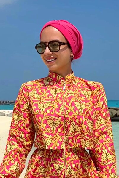Ka Hijab بونيه القوس - فوشيا