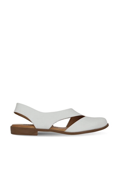 Bueno Shoes Alb piele Femei Plain sandale 01ws2311
