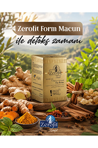 Zerofit Sandaloz & Bitki Ektratlı Form Macun 2 adet