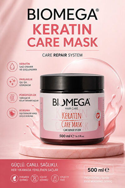 BIOMEGA Keratin Care Maske 500 ml