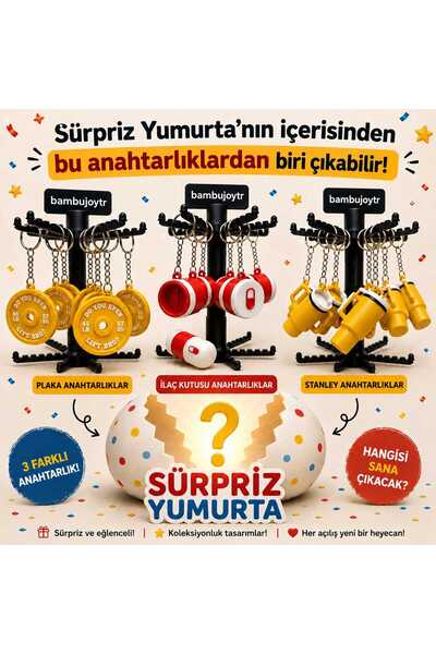 DSSL-POWER Catlayan Yumurta Konseptli Anahtarlık Halkası