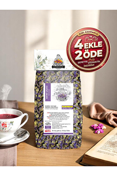 Organik Teyze Sevinç Teyze Hatmi Çiçeği, Gülhatmi 40g - Althaea Officinalis, ...