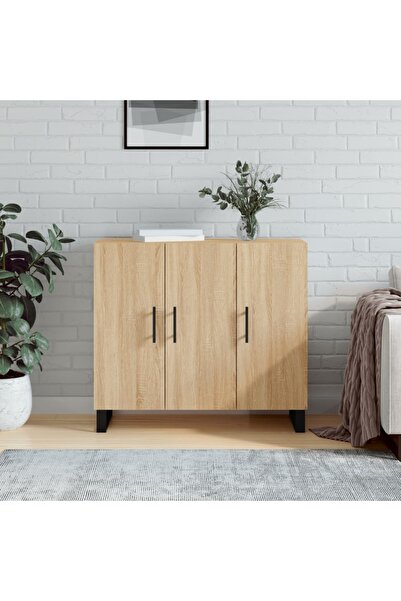Concept Servantă, stejar sonoma, 90x34x80 cm, lemn compozit