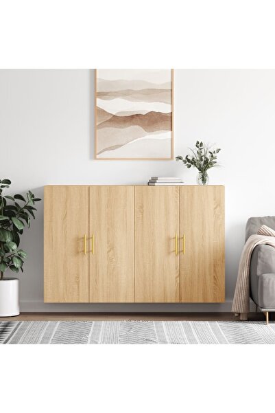 Concept Dulapuri montate pe perete, 2 buc, stejar sonoma, 69,5x34x90 cm