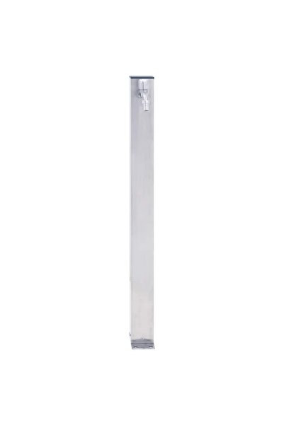 Concept Coloană de apă de grădină, 60 cm, oțel inoxidabil, pătrat