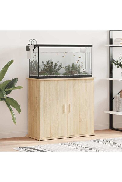 Concept Suport acvariu, stejar sonoma, 81x36x73 cm, lemn prelucrat