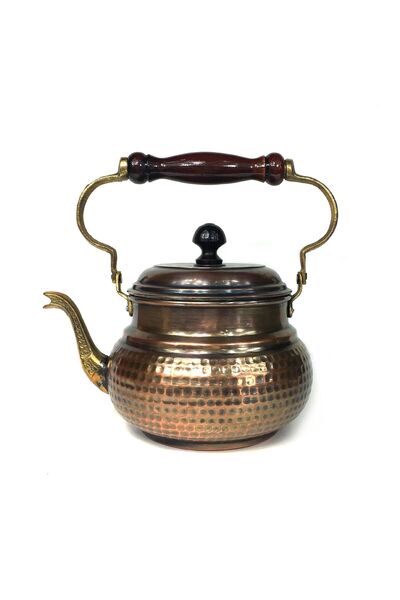 Shark Anatolian Italian Antique Copper Teapot