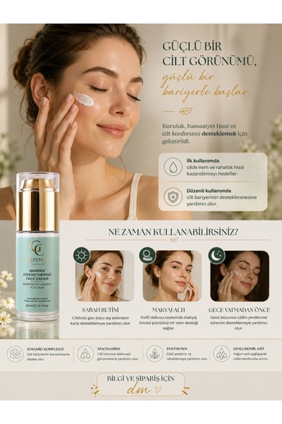 pureve'a SCIN CARE BARİYER STRENGTHENING FACE KREAM (Bariyer güçlendirici yüz...