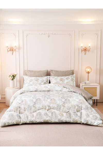 Donetella 4-Pcs Single Comforter Set 170x230 cm | Soft Reversible | Brushed M...