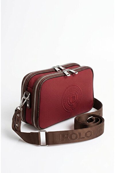 Just Polo Kadın Bordo-Kahve Omuz Ve Çapraz Askılı Çantası-BD6000